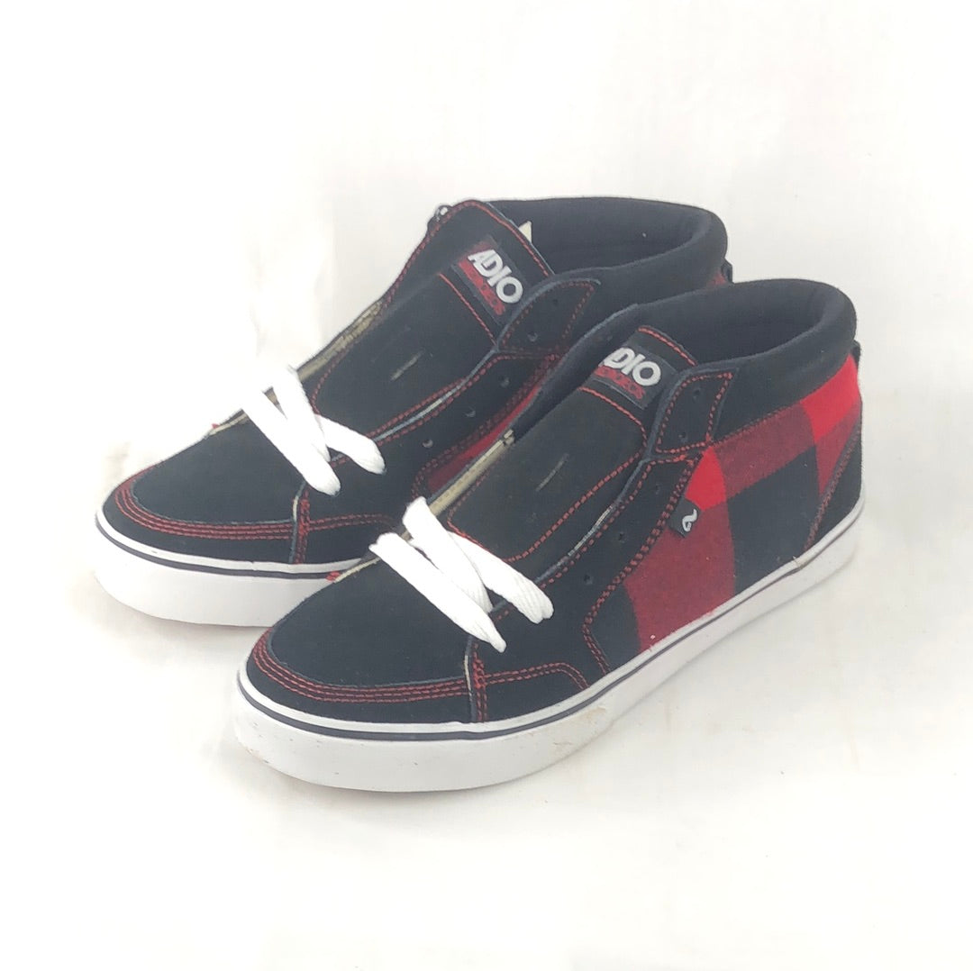 Adio Hayter LP Black/Red/Lumber Jack US Mens Size 9