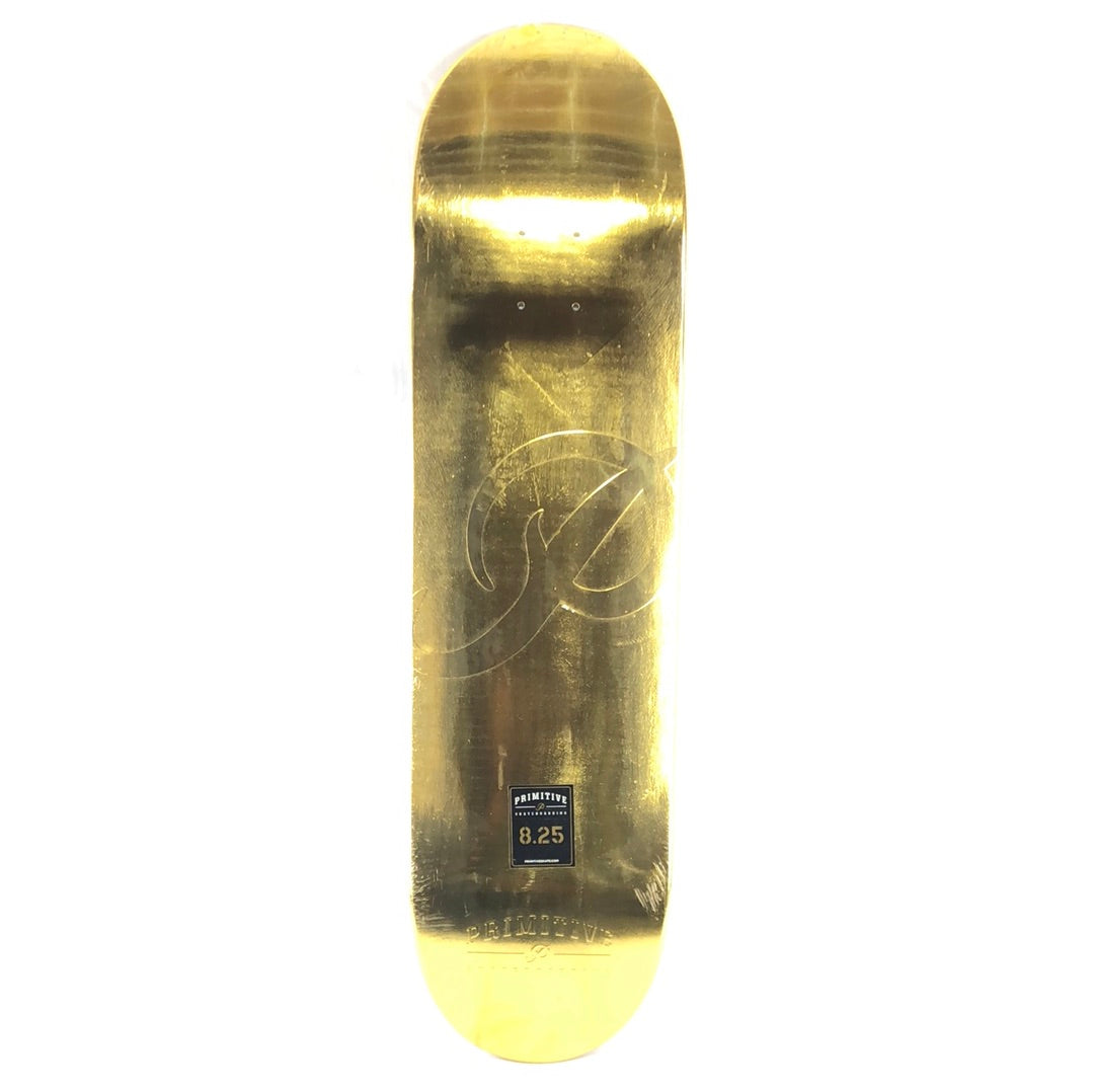 Primitive P Logo Gold Size 8.25 Vintage NOS Deck