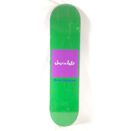 Chocolate Marc Johnson Green/Purple Size 7.75 Skateboard Deck 2010