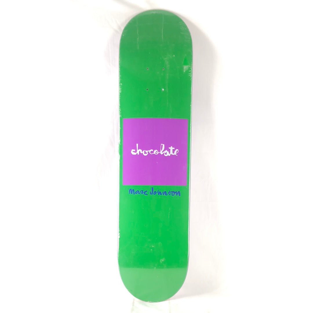 Chocolate Marc Johnson Green/Purple Size 7.75 Skateboard Deck 2010