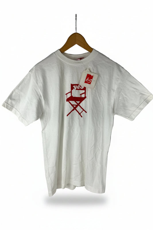 eS Yés! Video Chair Red White Mens Size Medium S/s Vintage Shirt