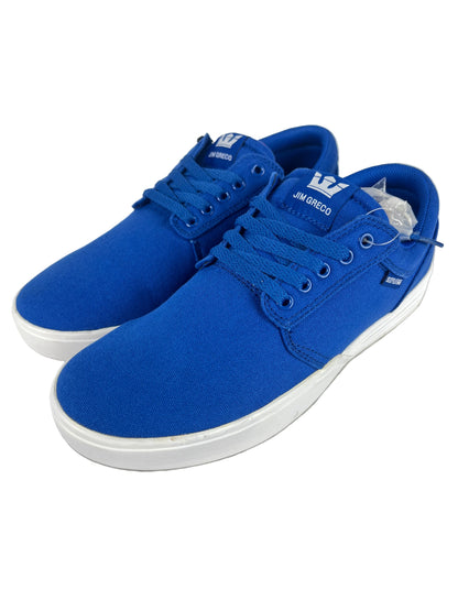 Supra Jim Greco Hammer Blue Athletic Red White US Mens Size 9.5 Classic Shoes