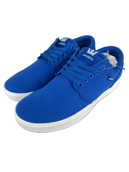 Supra Jim Greco Hammer Blue Athletic Red White US Mens Size 9.5 Classic Shoes