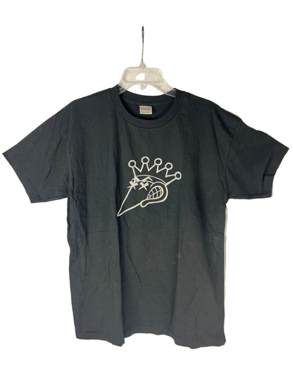 Grind King Black White Size L S/s Vintage Shirt