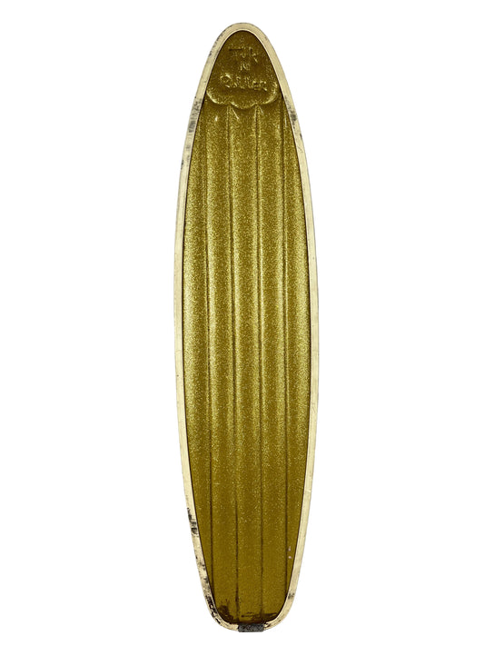 TUK N ROLLER Go Granny Gold Padded Vintage Original Clay Wheeled Skateboard 1960