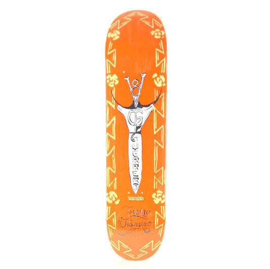Krooked Tommy Guerrero Guest Board Orange 7.63" Skateboard Deck