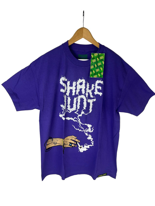 Shake Junt Spliff Purple White Size L S/s Vintage Shirt