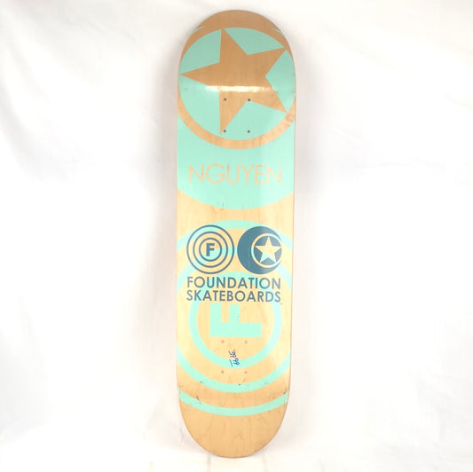 Foundation Don Nguyen Blank/Blue Size 8.25 Skateboard Deck