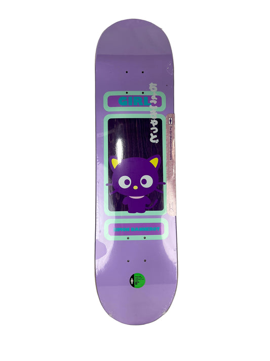 Girl Simon Bannerot Sanrio 60th Anniversary Purple Turquoise Blue Size 8.0" Vintage NOS Deck