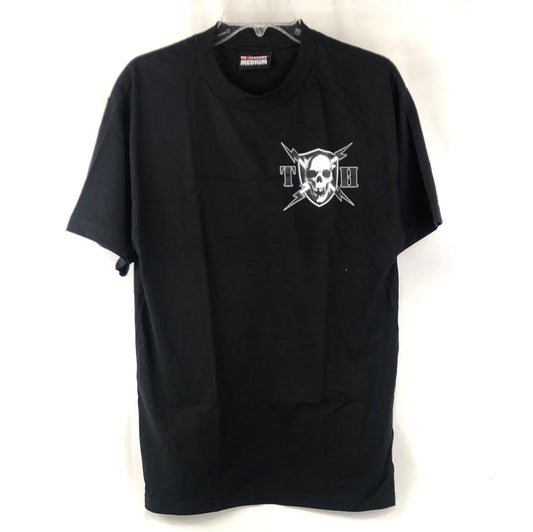 The Hundreds Chest and Back Logo Thunder Stealers Black Green Yellow Size M S/s Shirt