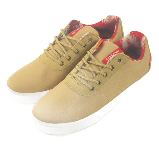 Supra Strike Tan/Red-White US Mens Size 10 Shoes