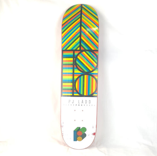 Plan B P.J. Ladd OG Rainbow Logo Multi Color 7.75" Skateboard Deck