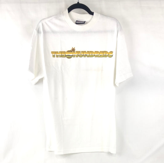 The Hundreds Chest Logo White Gold  Size M S/s Shirt