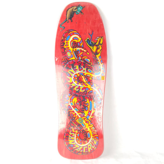 Santa Cruz Kendall Snake Red 10" Shaped Skateboard Deck 2022 Reissue