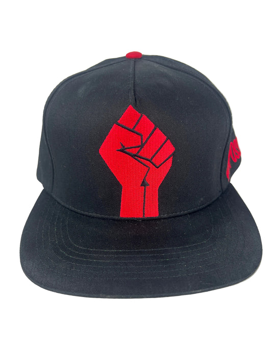 Rob Dyrdek DTA Posse Raised Fist Black Red One Size Fits All Vintage Snapback Hat