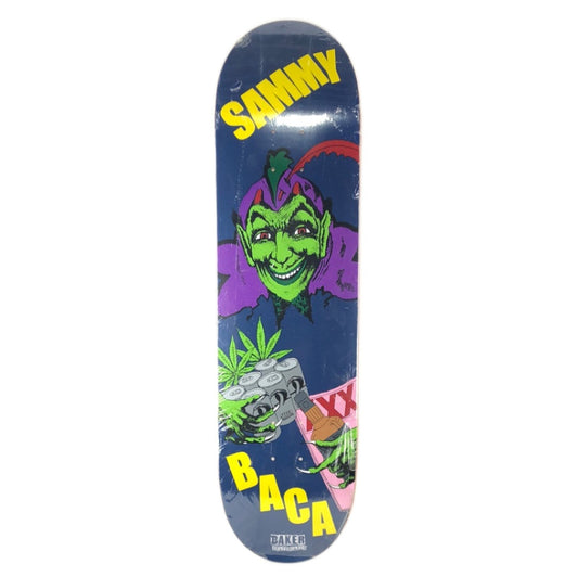 Baker Sammy Baca Green Goblin Six Pack Graphic Blue/Yellow/Green/Purple/Multi Color Size 8.4 Skateboard Deck