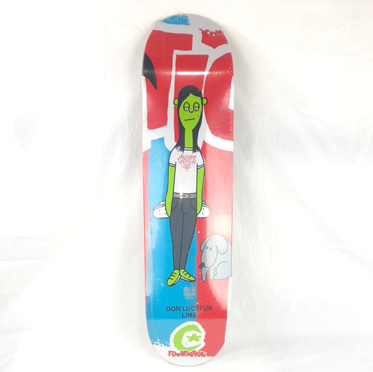 Foundation Don Nguyen Don Lucyfor Lime Multi 7.875'' Skateboard Deck