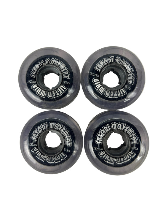Satori Movement Lifted Whip Black Clear Size 57MM 78A Vintage NOS Cruiser Wheels