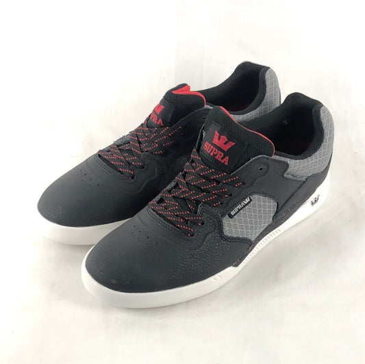 Supra Avex Black Grey Red White U.S. Mens Size 8.5