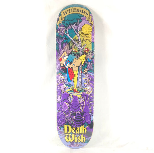 Deathwish Neen Williams Ho White Purple/Green 8.38" Skateboard Deck