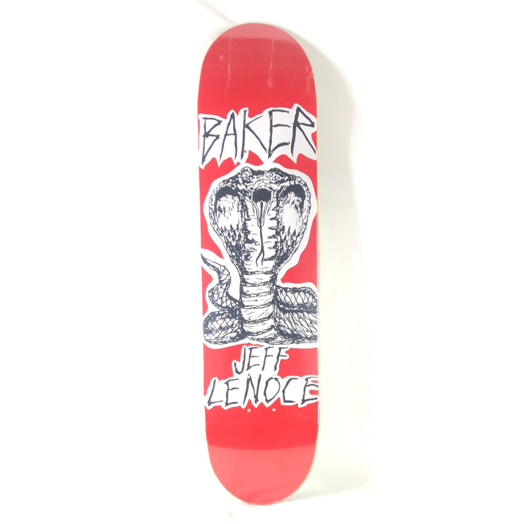 Baker Jeff Lenoce Cobra Red/White/Black 7.75" Skateboard Deck