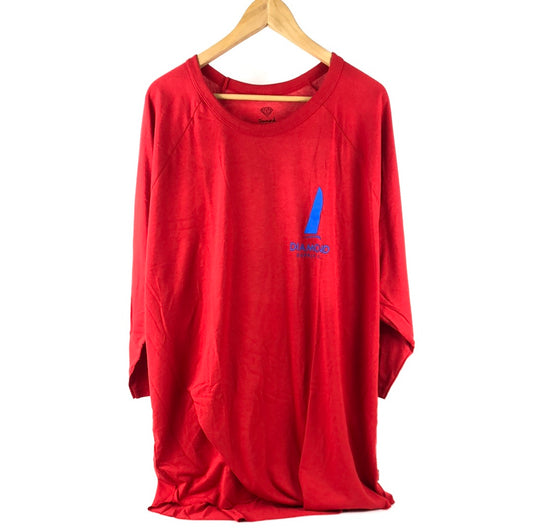 Diamond Boat Life Chest Logo Red Blue Size XXXL S/s Shirt