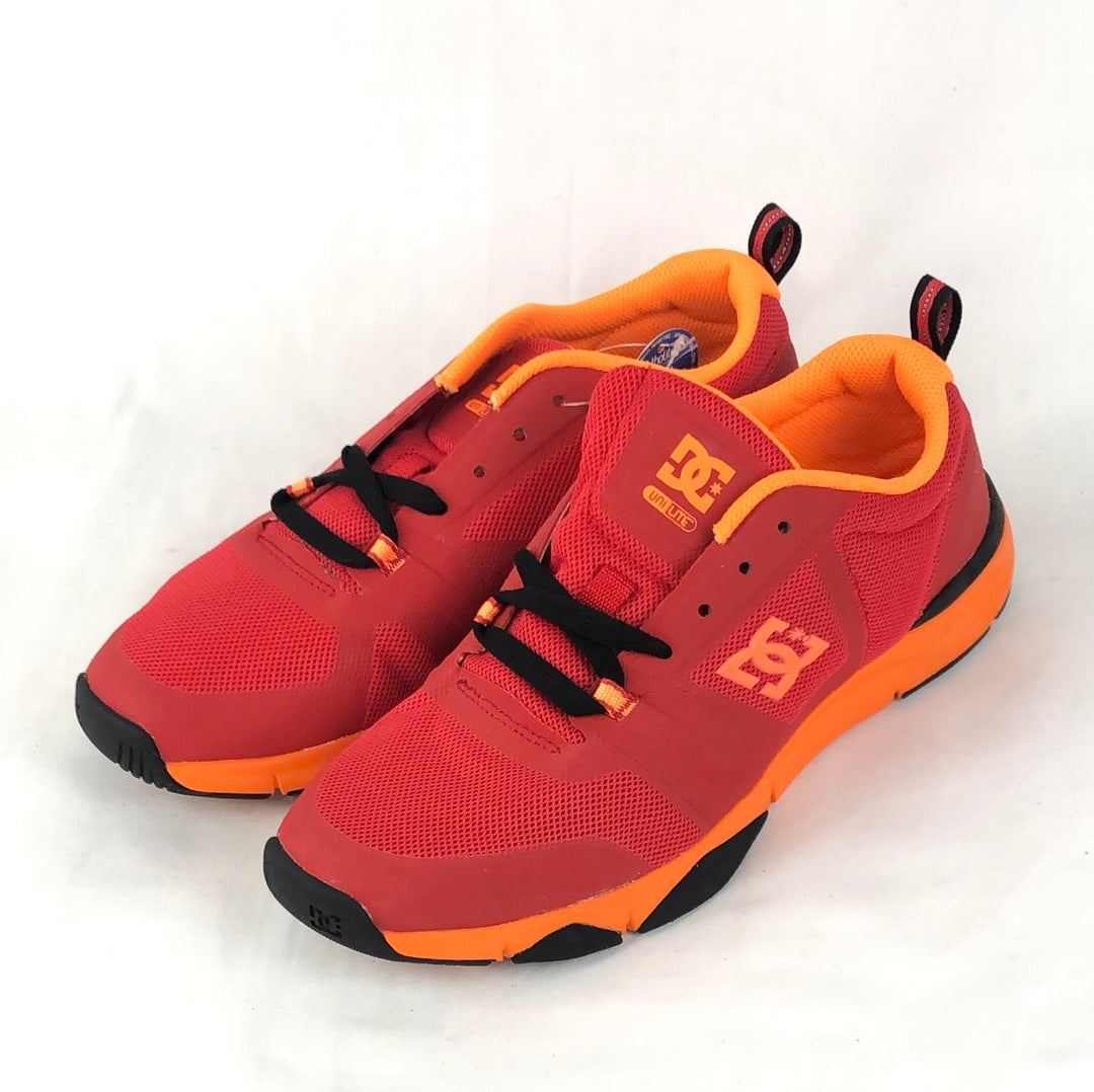 DC Flex Lite Trainer Red Orange U.S. Mens Size 8.5