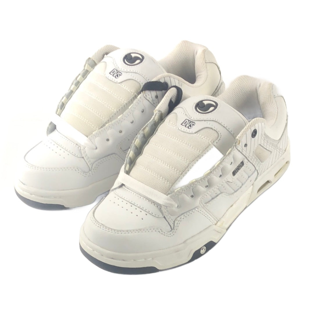 DVS Enduro Heir White Leather Pin U.S. Mens Size 9 Original Style - Not newer remake