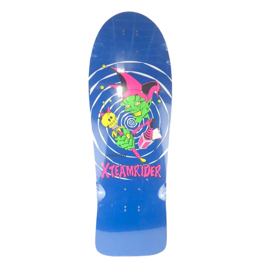 Madrid X Team Rider Jester John Lucero Blue Size 10'' Vintage NOS Reissue Deck