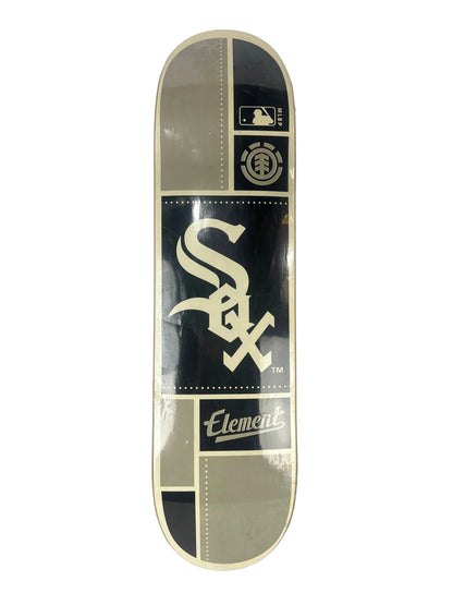 Element X MLBP SD SOX Chicago White Socks Grey White Black Size 8.0" Vintage NOS Deck