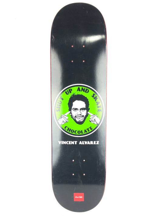 Chocolate Vincent Alvarez Shut Up And Skate Black/Green 8.25'' Skateboard Deck