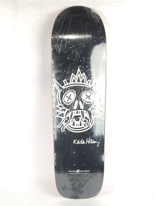 Alien Workshop Keith Haring Skull Eating Person Black/White 8.75" Skateboard Deck