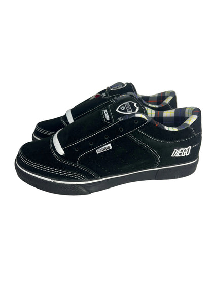 Osiris Diego Bucchieri Cleaver Black Plaid US Mens Size 9.5 Shoes