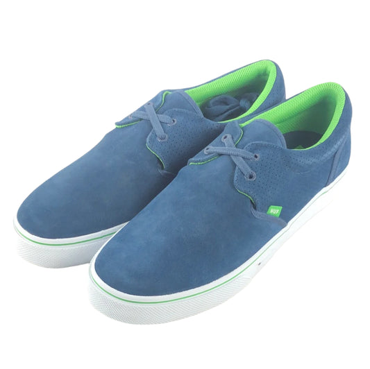 Huf Genuine Navy/Lime US Mens Size 9.5 Shoes