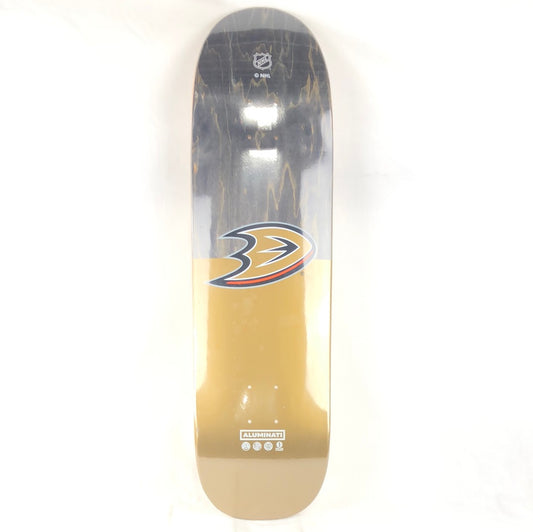 Aluminati X Ducks Brown/Woodgrain 8.5'' Skateboard Deck