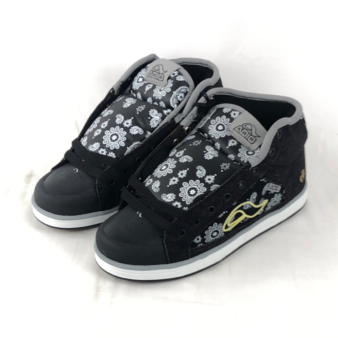 Adio Jasper High Black/Bandana US Mens Size 8