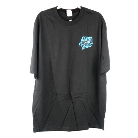Santa Cruz Shark Chest Logo Black Size XL S/s Shirt