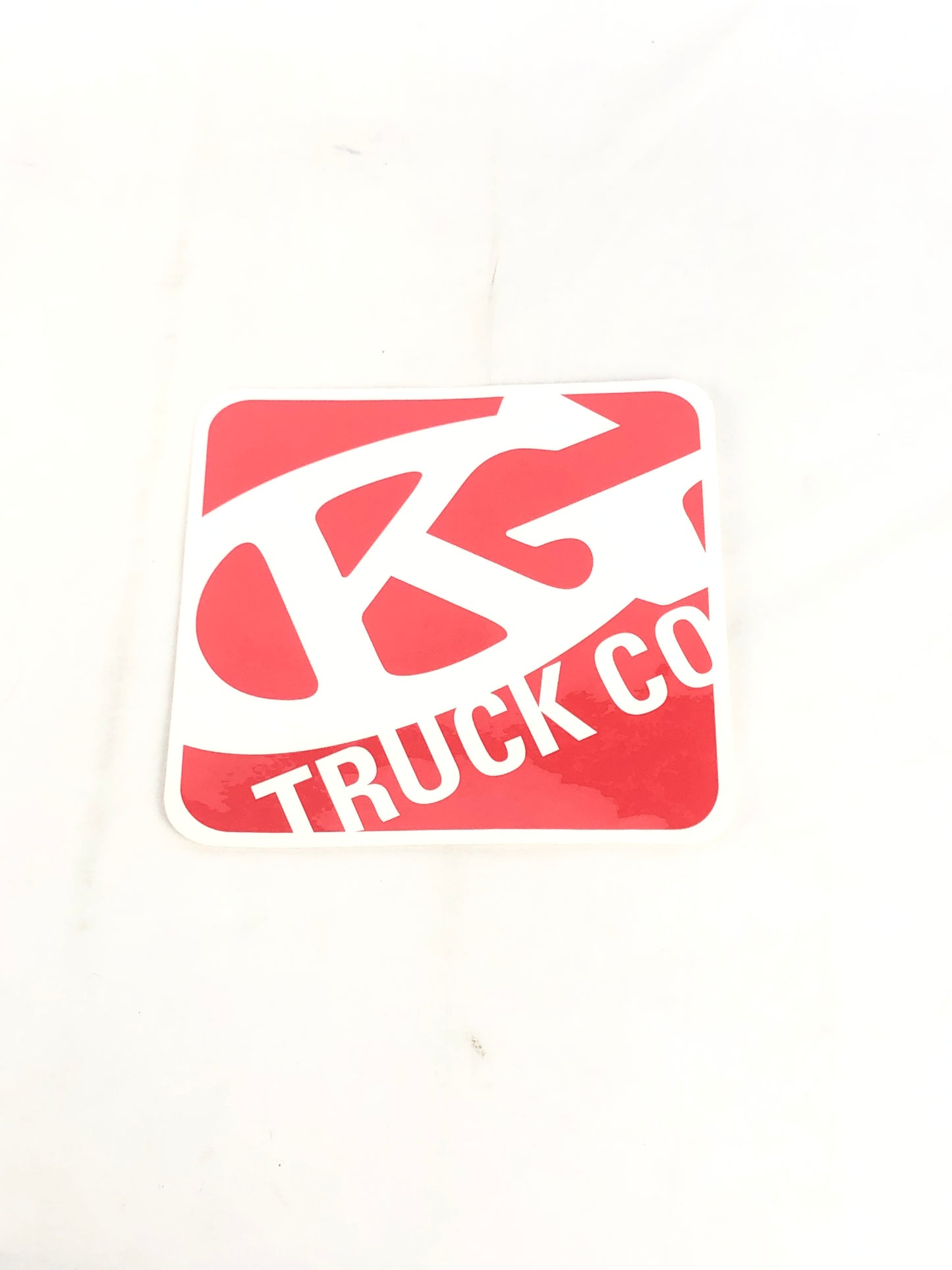 Grind King G Clear Red 6" x 6.25" Vintage NOS Sticker