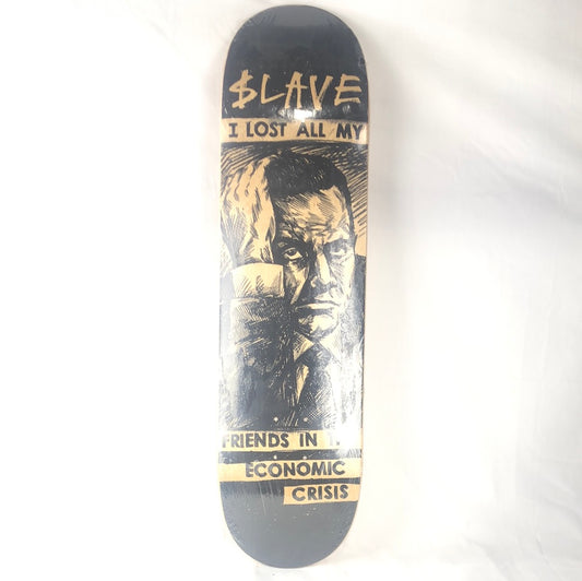 Slave Friendless Economy Black/White 8.125'' Skateboard Deck
