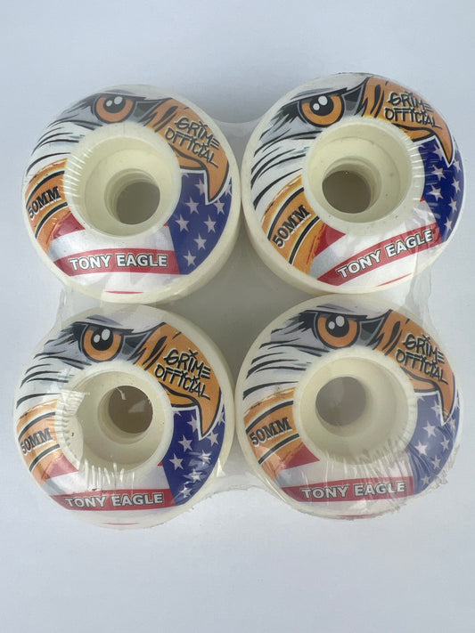 Grime Official Tony Eagle Red White Blue Size 50MM Vintage NOS Wheels