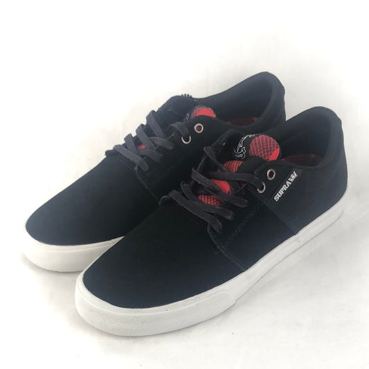 Supra Stacks Vulc¬† ¬† Black Buffalo Plaid White U.S. Mens Size 11