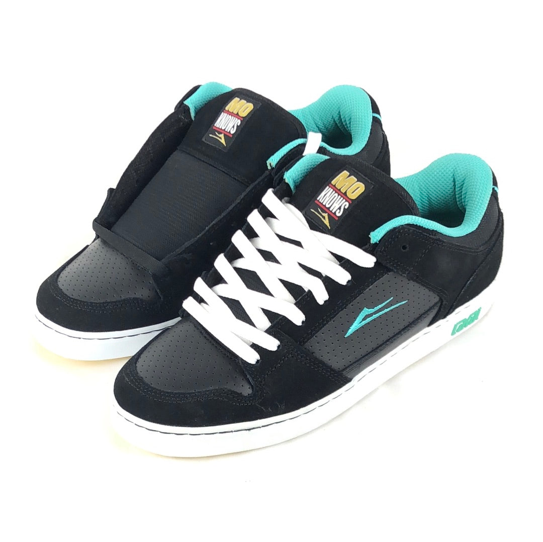 Lakai Commerce Lk Black Teal Suede U.S. Mens Size  9.5