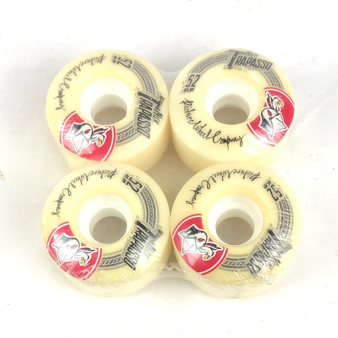 Picture Nick Trapasso Cradinal Graphic Grey Black Red White 52mm Skateboard Wheels