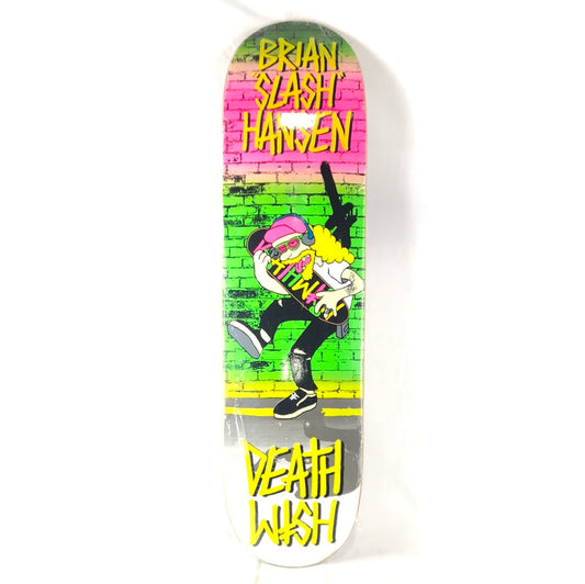 Deathwish Brian Slash Hansen Otto Simpsons Pink/Green 8.25" Skateboard Deck