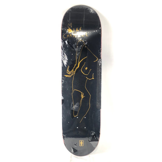 Girl Mike Carroll Naked Women Sketch Black/Gold Size 8.375 Skateboard Deck