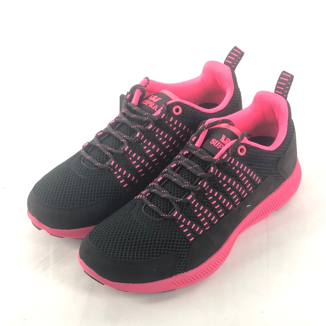 Supra Owen Black/Magenta-Magenta US Womens Size 10 Shoes