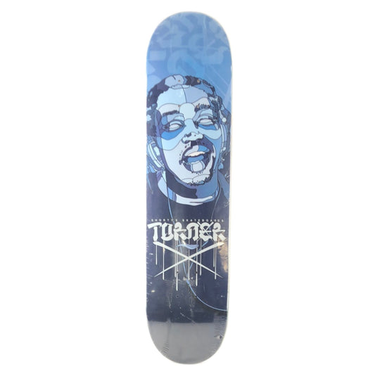 Shorty's  Brandon Turner Portrait Graphic Navy  Size 7.5" Skateboard Deck