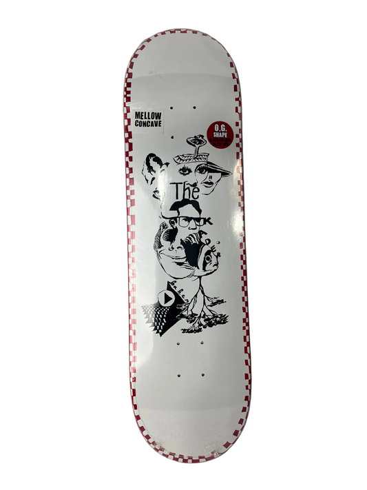 Baker Kevin Spanky Long Daydreams White Red Black Size 8.475" Vintage NOS Deck