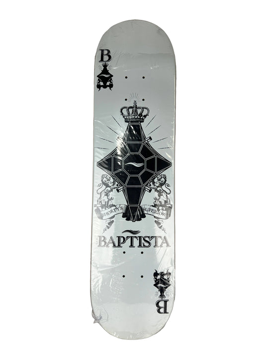 Shorty's Sammy Baptista King Diamond Black White Size 7.625" Vintage NOS Deck