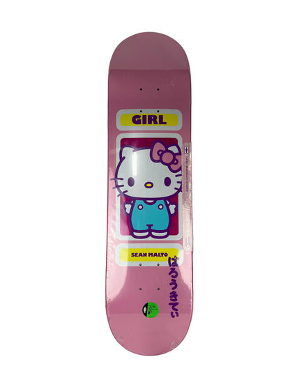 Girl Sean Malto Sanrio 60th Anniversary Pink Yellow White Size 8.25" Vintage NOS Deck